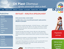 Tablet Screenshot of okplast.cz